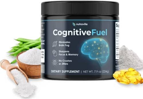 CognitiveFuel natural brain support supplement designed to support memory and mental clarity
